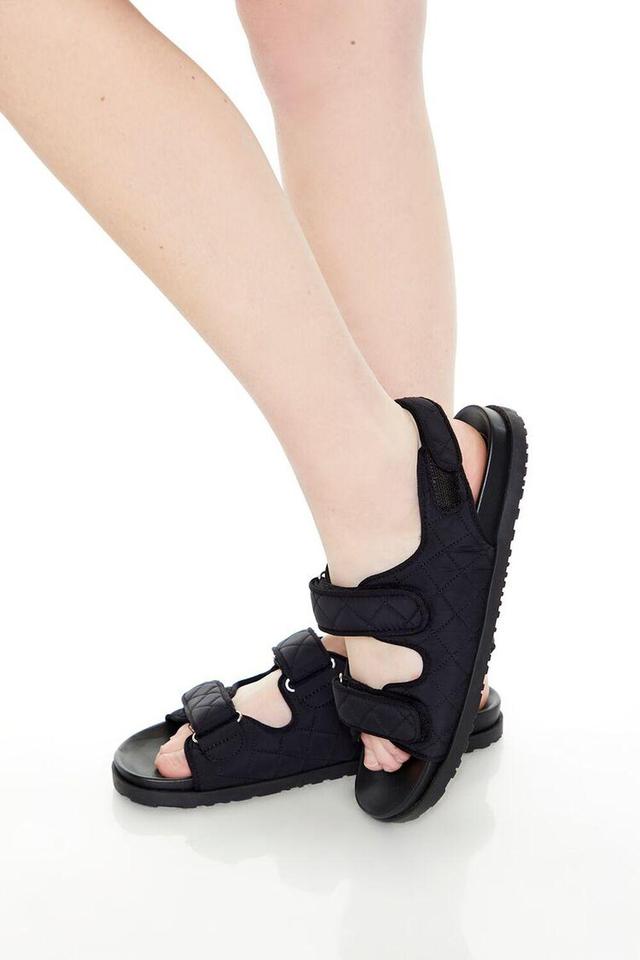 Quilted Dual-Strap Sandals | Forever 21 Product Image