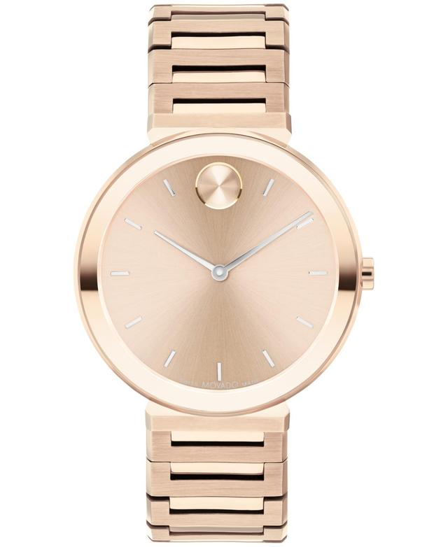 Ladies' Movado Bold Horizon Gold-Tone IP Watch with Beige Dial (Model: 3601088) Product Image