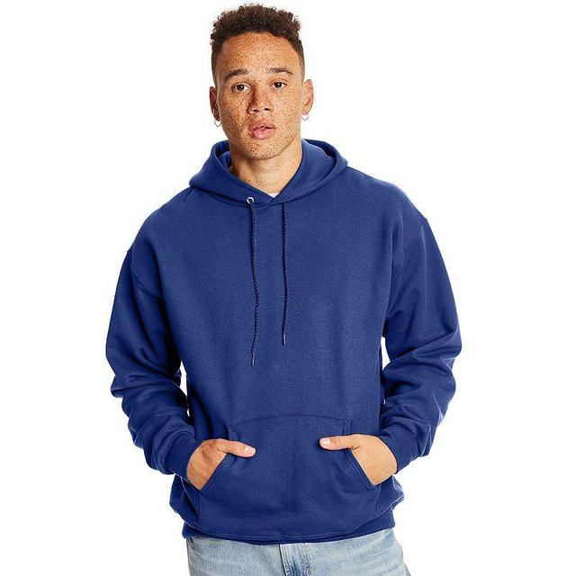 Hanes Ultimate Mens Heavyweight Fleece Hoodie Deep Royal 3XL Product Image