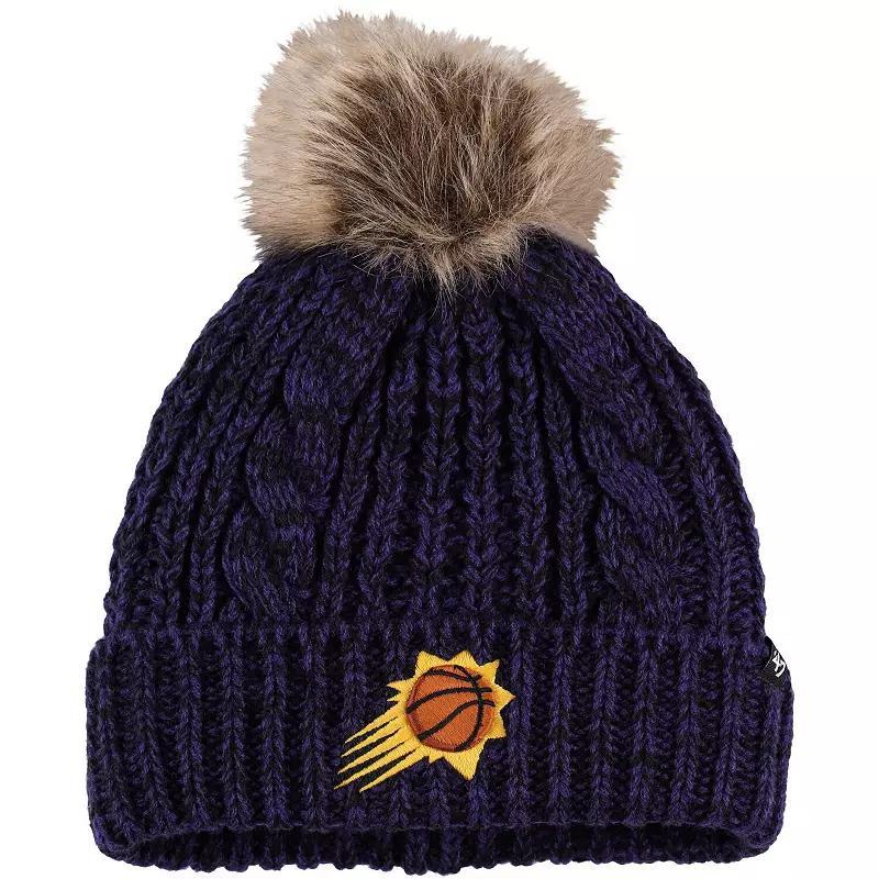 Womens 47 Purple Phoenix Suns Meeko Cuffed Knit Hat with Pom Product Image