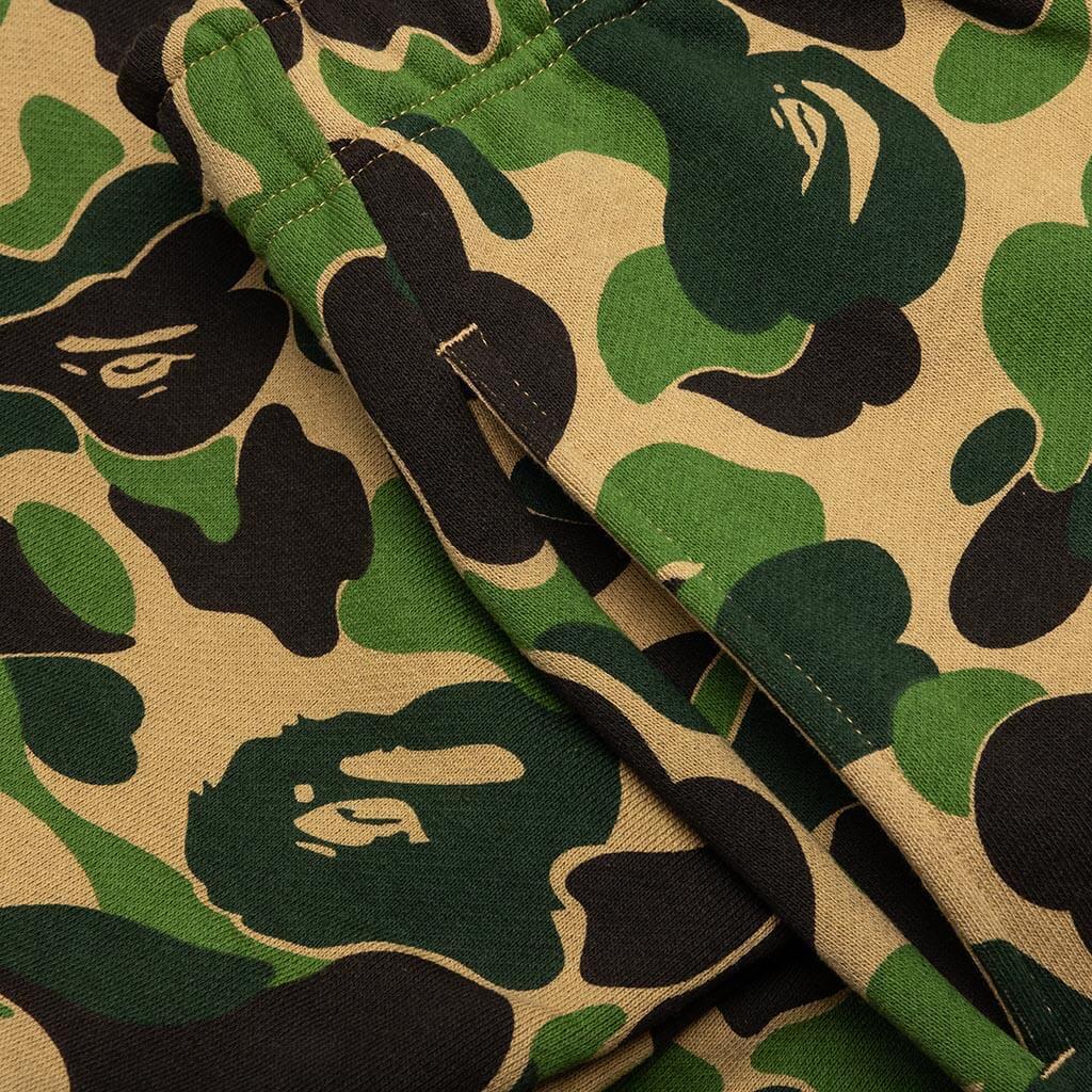 ABC Camo Shark Sweat Shorts - Green Male Product Image