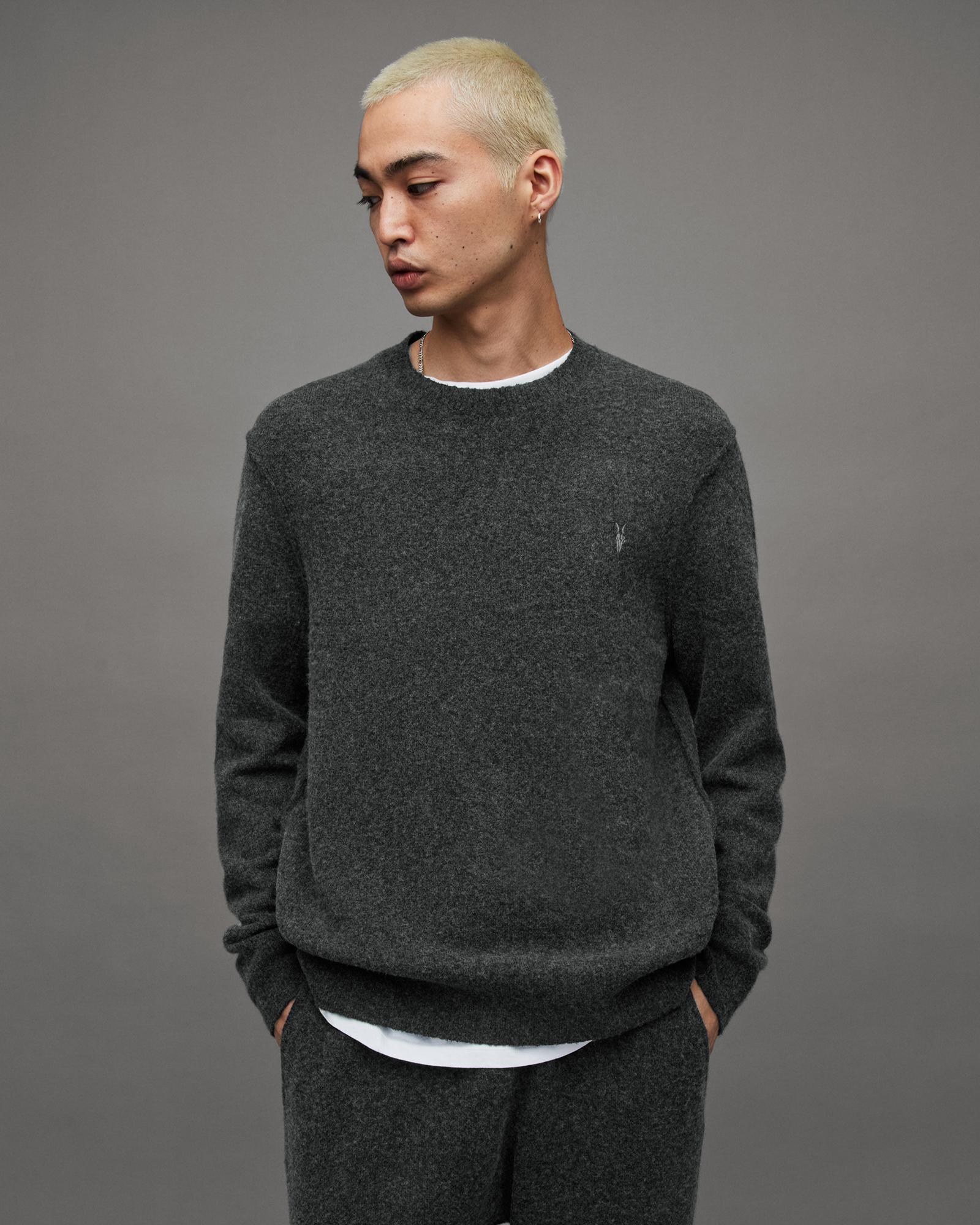 AllSaints Statten Ramskull Crew Neck Sweater Product Image