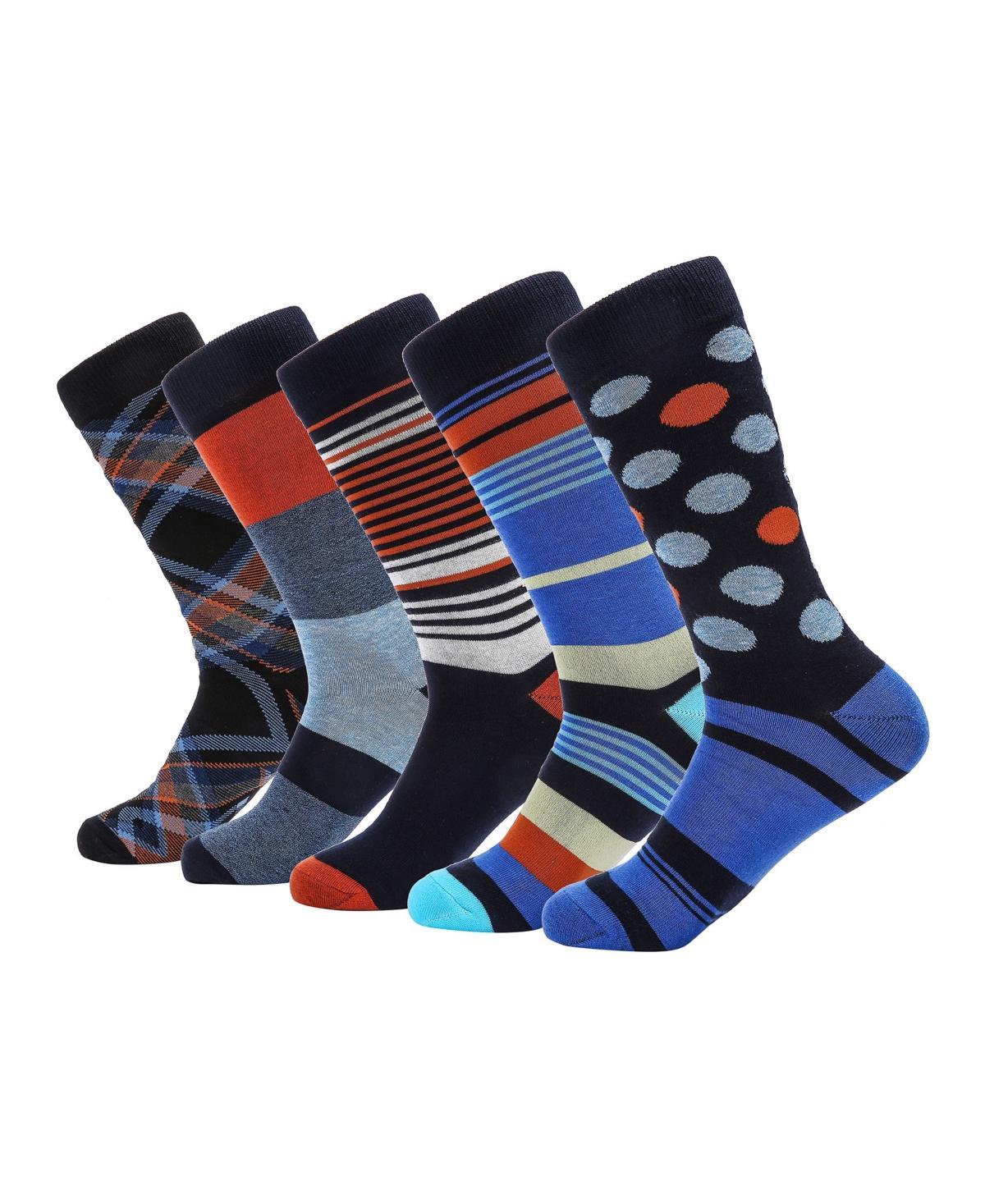 Mio Marino Mens Groovy Designer Dress Socks Pack of 5 Product Image