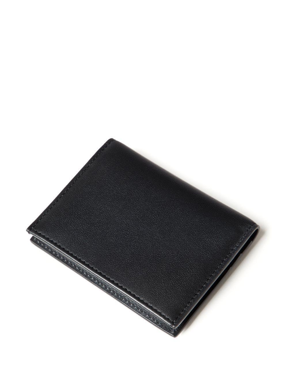 VALENTINO GARAVANI Vlogo Leather Wallet In Black Product Image