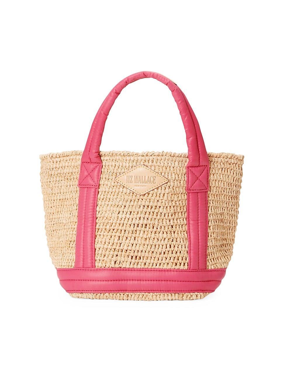 Womens Mini Raffia Tote Bag Product Image