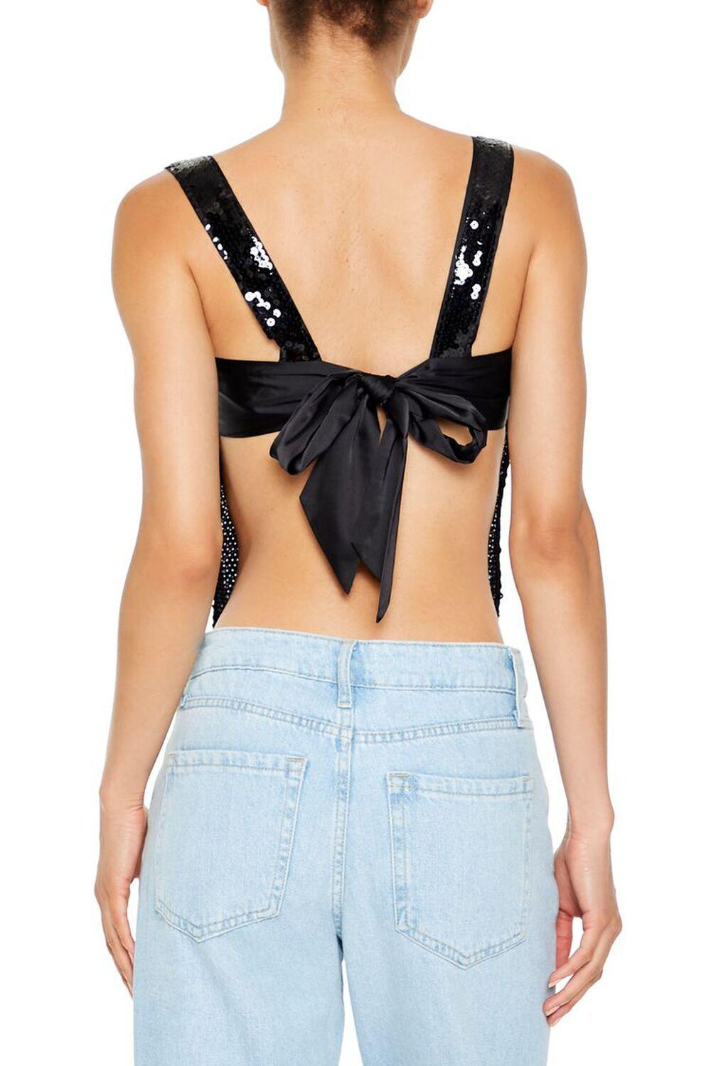 Tie-Back Sequin Top | Forever 21 Product Image