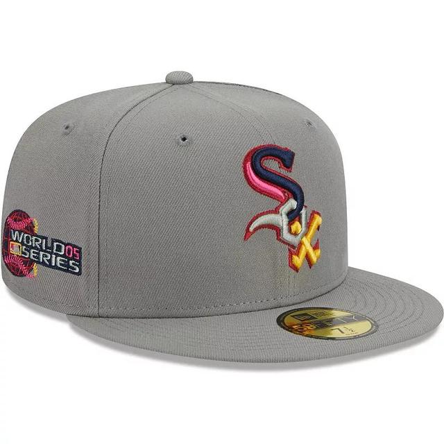 Mens New Era Gray Chicago White Sox Color Pack 59FIFTY Fitted Hat Product Image