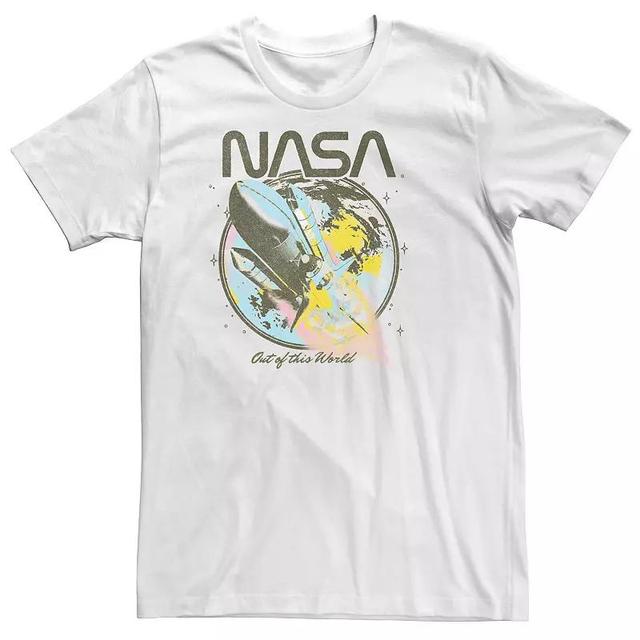 Big & Tall NASA Out Of This World Shuttle Portrait Tee, Mens Product Image