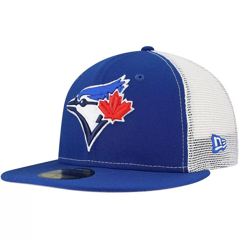 Mens New Era Royal Toronto Blue Jays Team Color 59FIFTY Trucker Fitted Hat Product Image