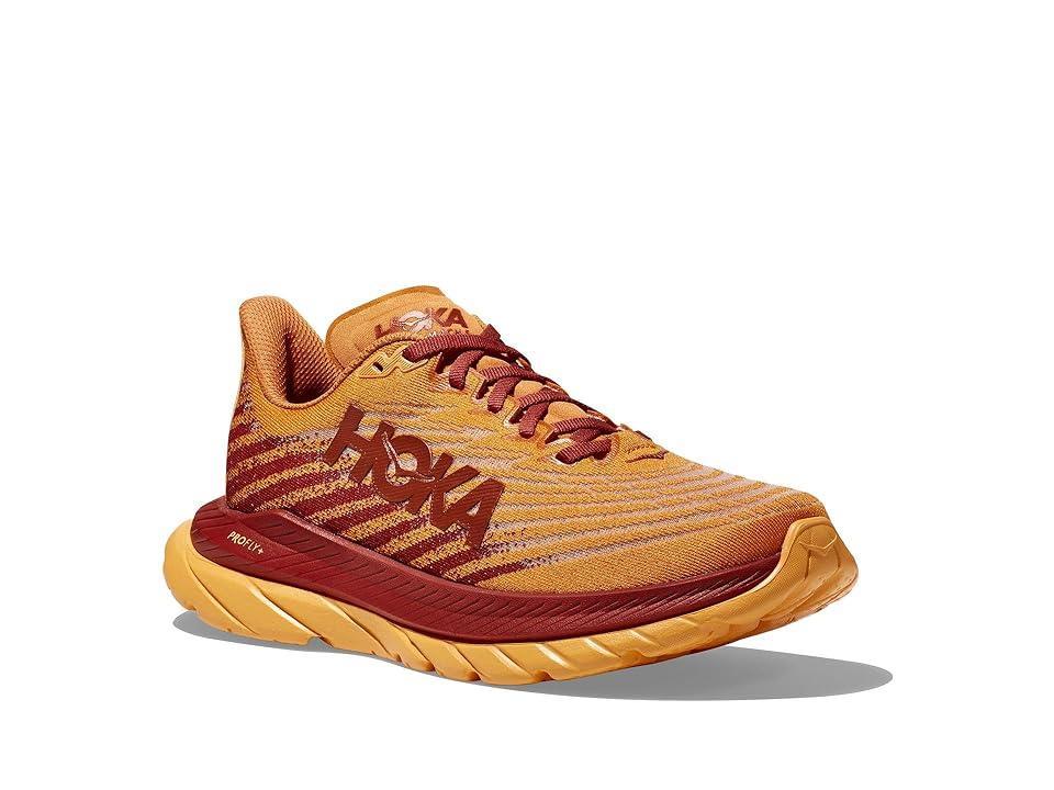 HOKA Mens HOKA Mach 5 - Mens Shoes Rust/Amber Haze Product Image