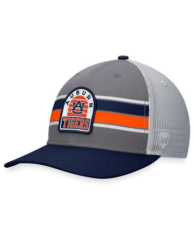 Mens Top of the World Gray Auburn Tigers Aurora Trucker Adjustable Hat - Gray Product Image