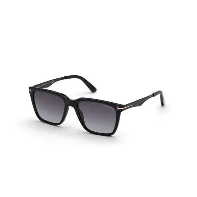 Men's  Ft0862 01b Sunglasses In Shiny Black Product Image