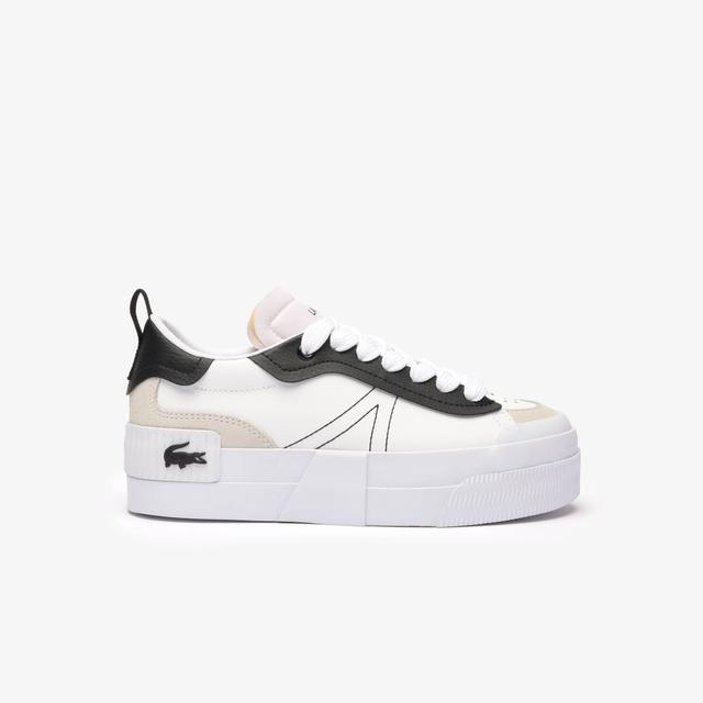 Women's L004 Platform Leather Colour Pop Trainers Product Image