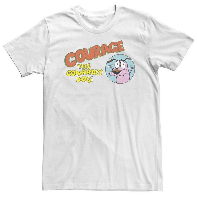 Big & Tall Courage The Cowardly Dog Green Hue Abduction Tee, Mens Product Image