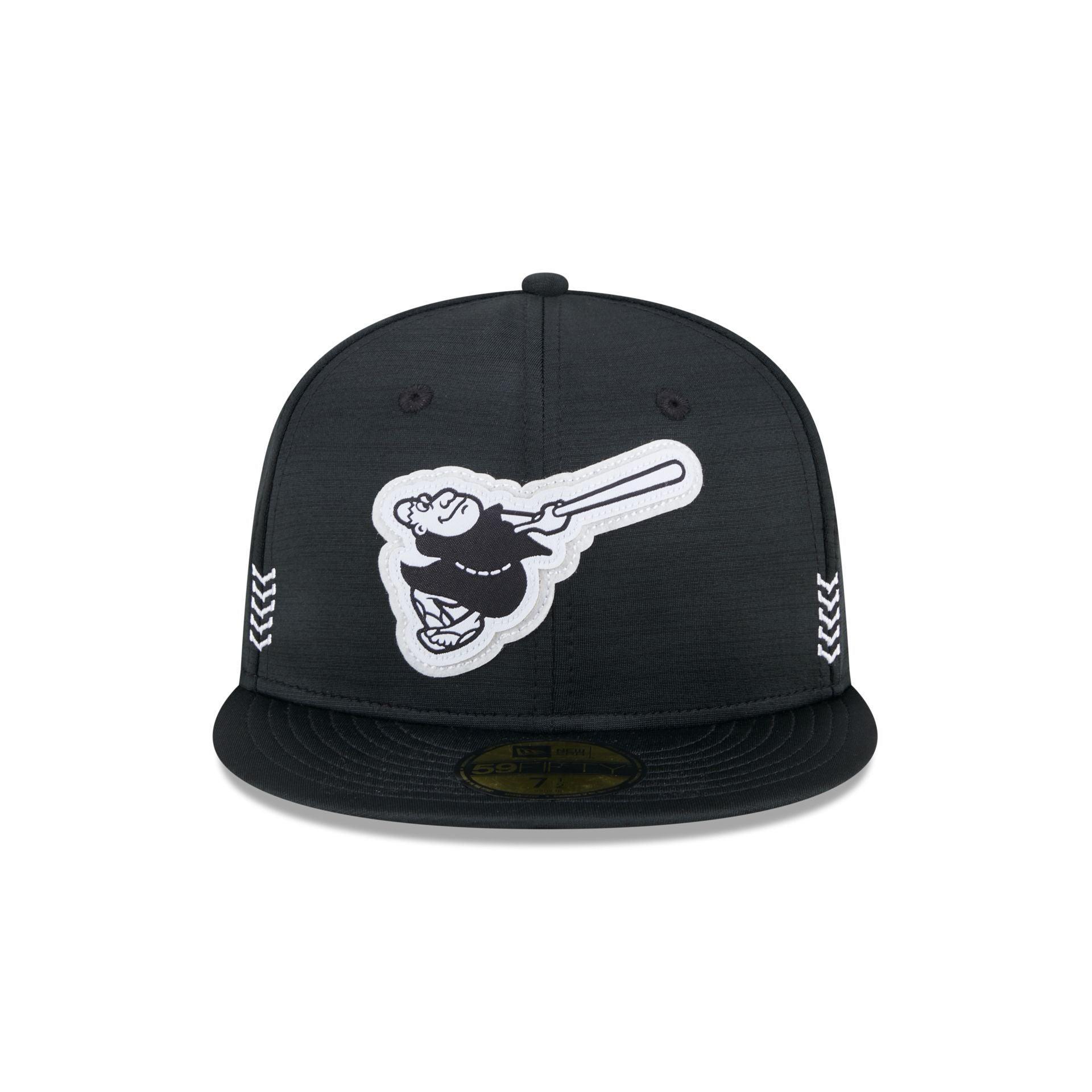 San Diego Padres 2024 Clubhouse Black 59FIFTY Fitted Hat Male Product Image