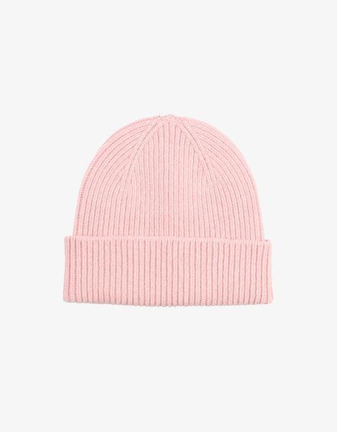 Merino Wool Beanie - Faded Pink Product Image