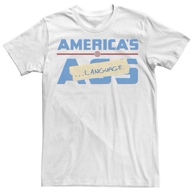 Mens Marvel Avengers: Endgame Captain America Americas Language Tee Product Image