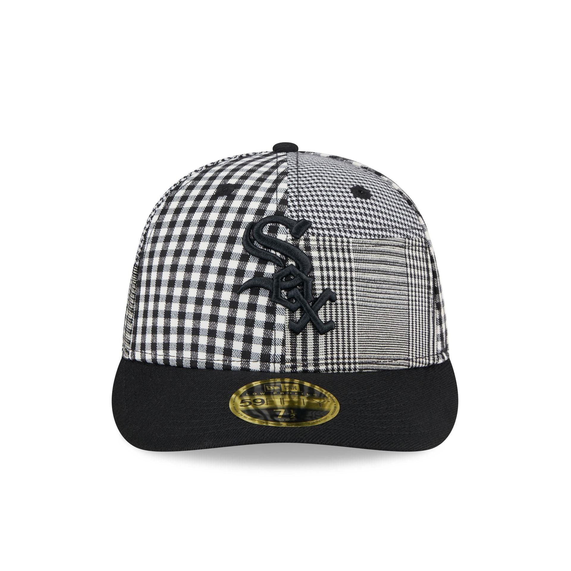 Chicago White Sox Patch Plaid Low Profile 59FIFTY Fitted Hat Male Product Image