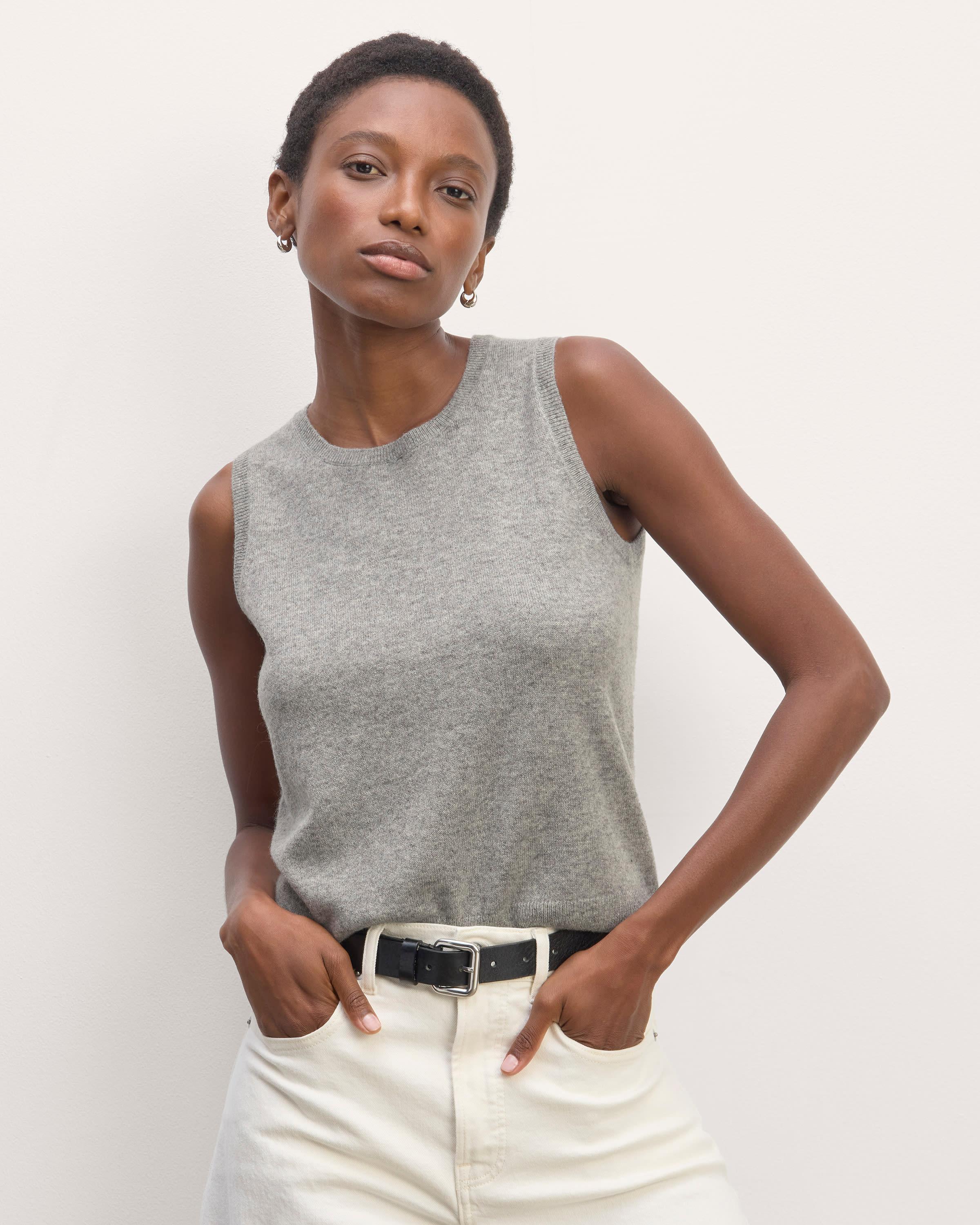 The Classic Tank in Cashmere Product Image