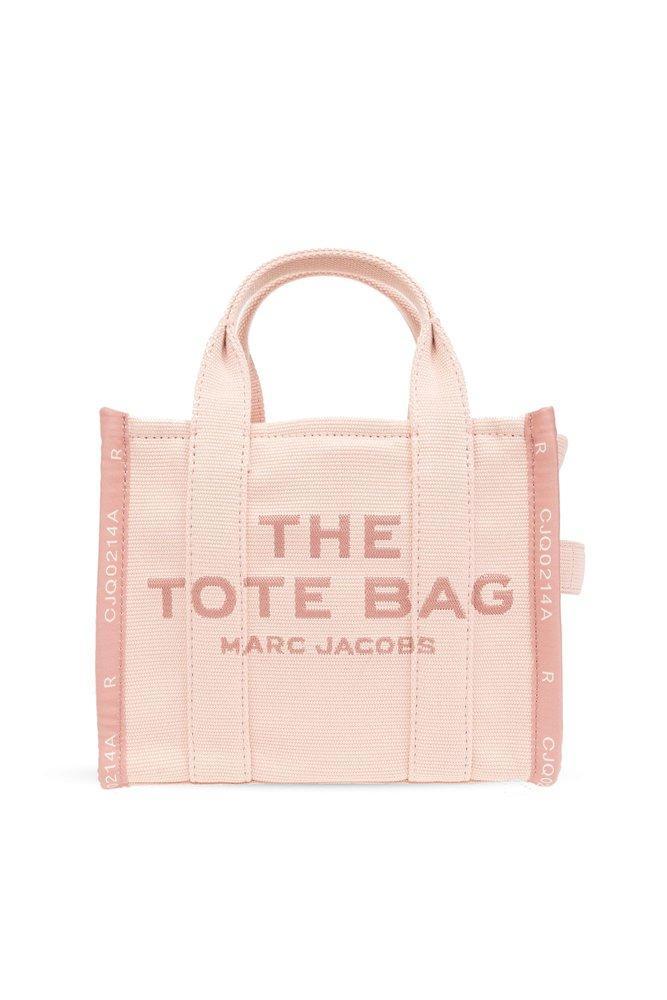 MARC JACOBS The Jacquard Small Tote Bag In Pink Product Image