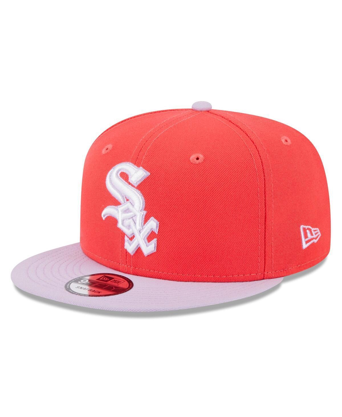 Mens New Era Red Chicago White Sox Spring Basic Two-Tone 9FIFTY Snapback Hat - Red Product Image