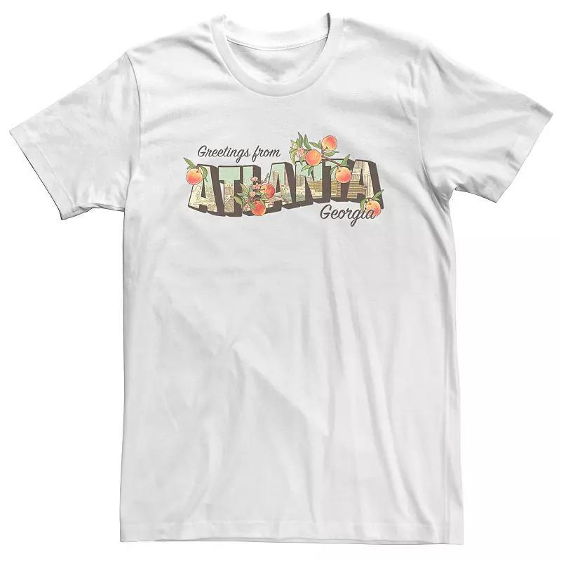 Big & Tall Greetings From Atlanta Graphic Tee, Mens Product Image