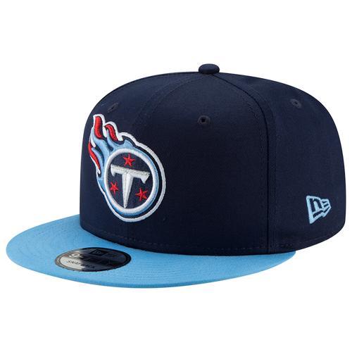 New Era Mens Tennessee Titans New Era Titans T/C Snapback - Mens Navy/Carolina Product Image