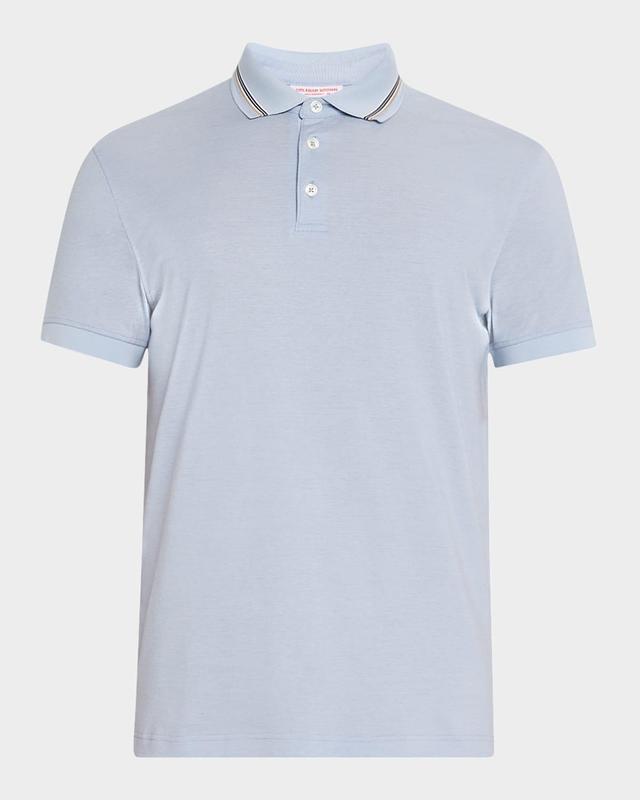 Mens Dominic Ribbon Tipping Polo Shirt Product Image