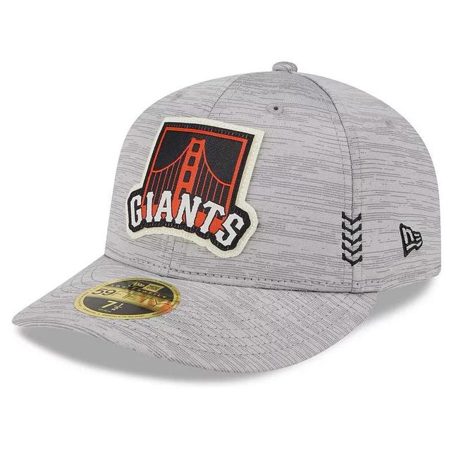 Mens New Era Gray San Francisco Giants 2024 Clubhouse Low Profile 59FIFTY Fitted Hat Product Image