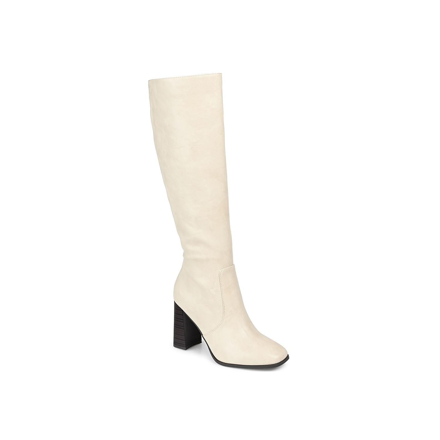 Journee Collection Karima Womens Knee-High Boots Natural Product Image