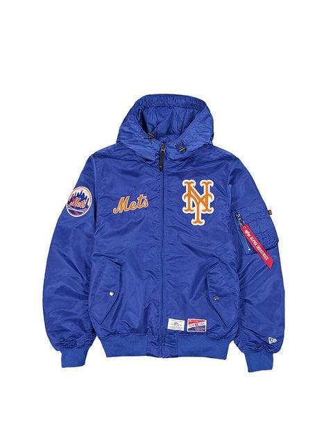 NEW YORK METS X ALPHA X NEW ERA L-2B BOMBER JACKET Product Image