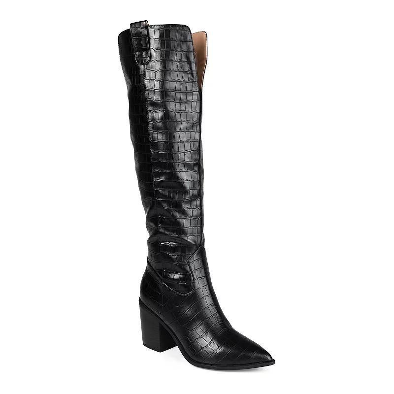 Journee Collection Womens Therese Extra Wide Calf Knee High Boots Product Image