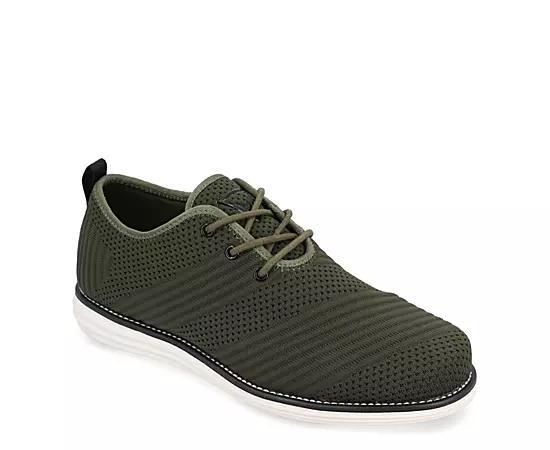 Vance Co. Mens Novak Wide Width Tru Comfort Foam Knit Lace-Up Round Toe Dress Shoes Product Image