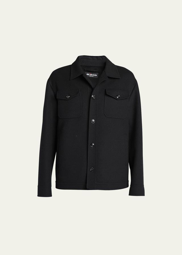 Mens Wool-Cashmere Shirt Jacket Product Image