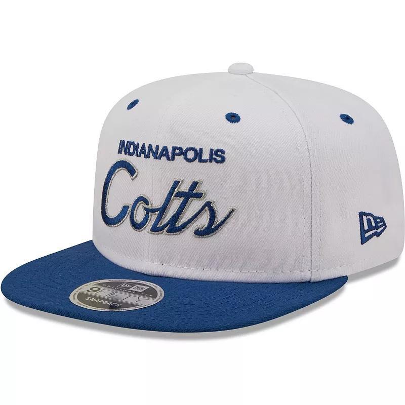 Mens New Era /Royal Indianapolis Colts Sparky Original 9FIFTY Snapback Hat Product Image