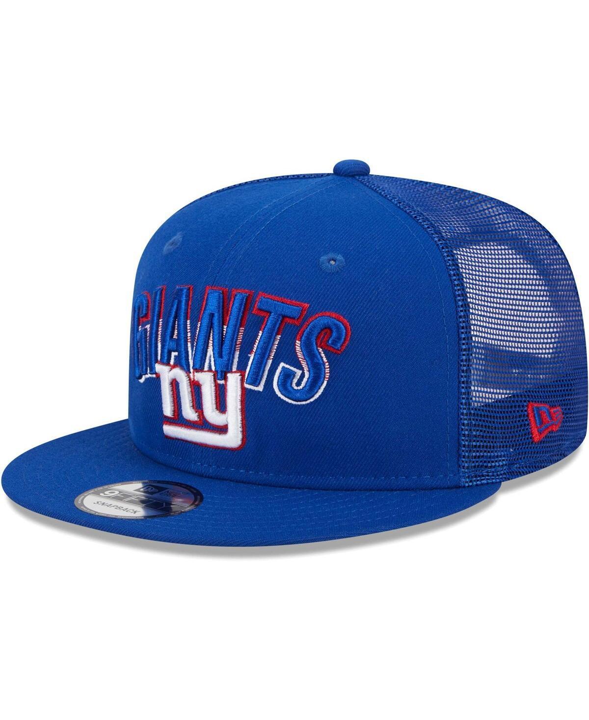 Mens New Era Royal New York Giants Grade Trucker 9FIFTY Snapback Hat Product Image