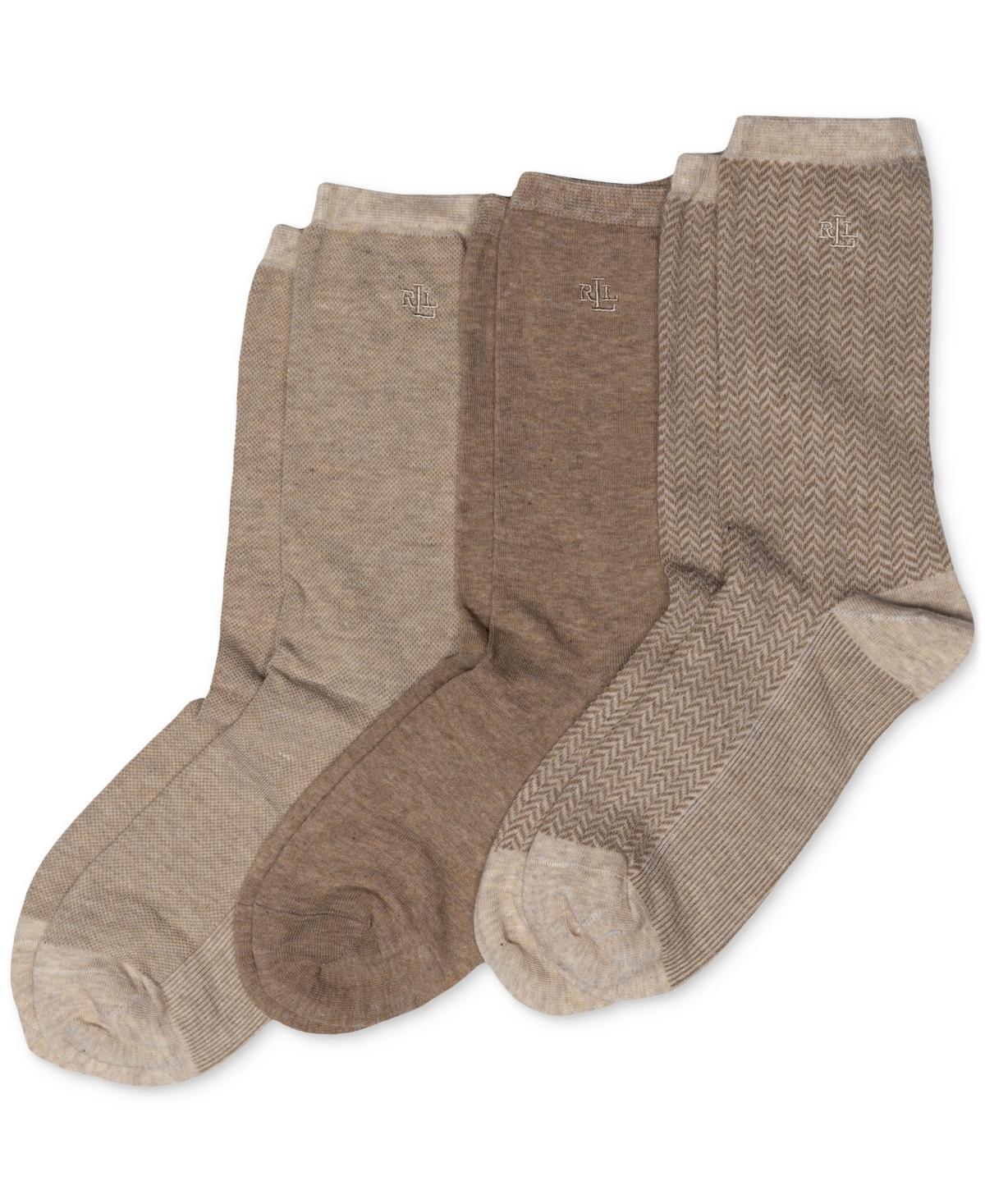 Lauren Ralph Lauren Womens Tweed Cotton Trouser 3 Pack Socks Product Image