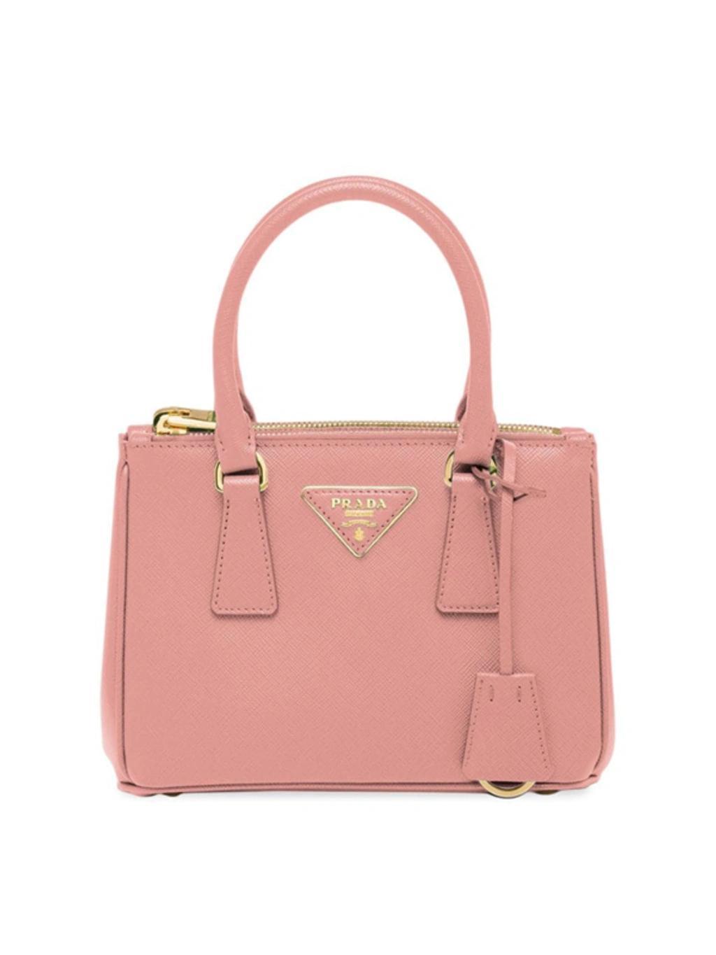 Galleria Saffiano Leather Mini-bag In Pink Product Image