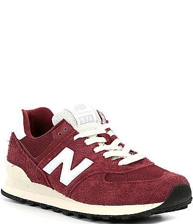 New Balance Mens Suede Mesh Lace-Up 574 Sneakers Product Image