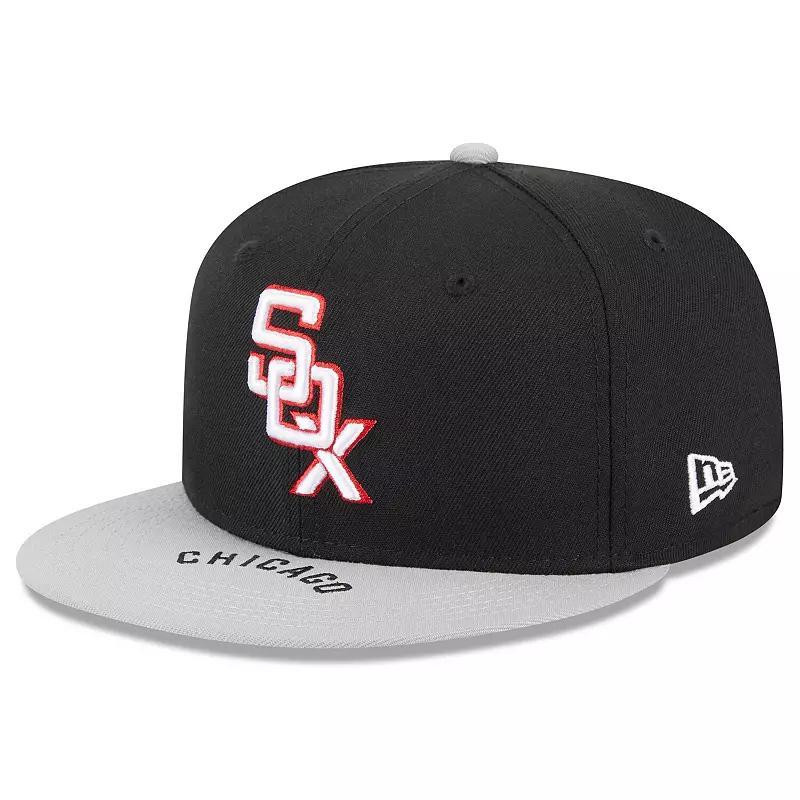 Mens New Era /Gray Chicago White Sox On Deck 59FIFTY Fitted Hat Product Image