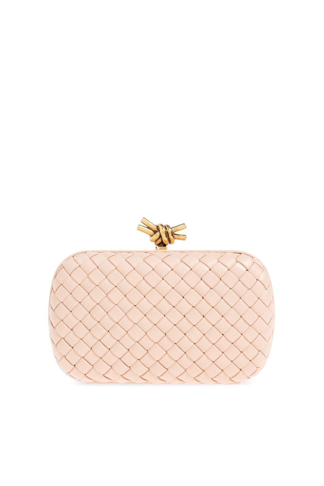 BOTTEGA VENETA Knot Clutch In Lotus Product Image