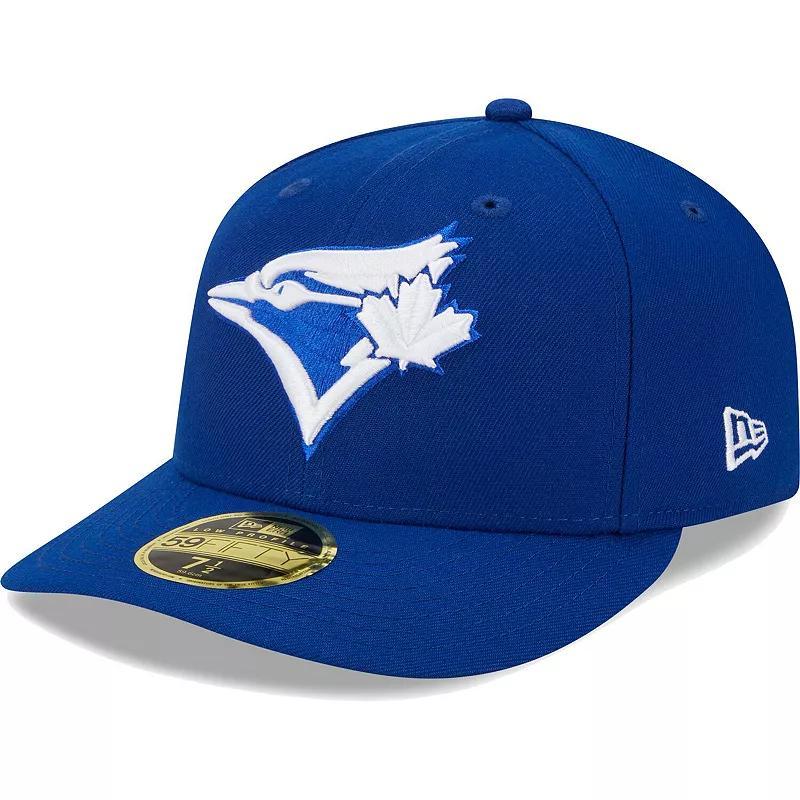 Mens New Era Royal Toronto Jays White LogoLow Profile 59FIFTY Fitted Hat Product Image