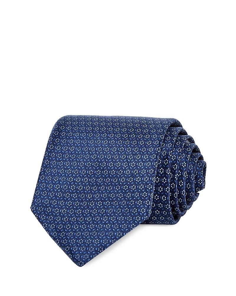 The Mens Store at Bloomingdales Silk Classic Floral Grid Tie - 100% Exclusive Product Image