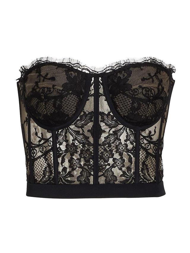 Alexander McQueen Semisheer Strapless Corset Top Product Image