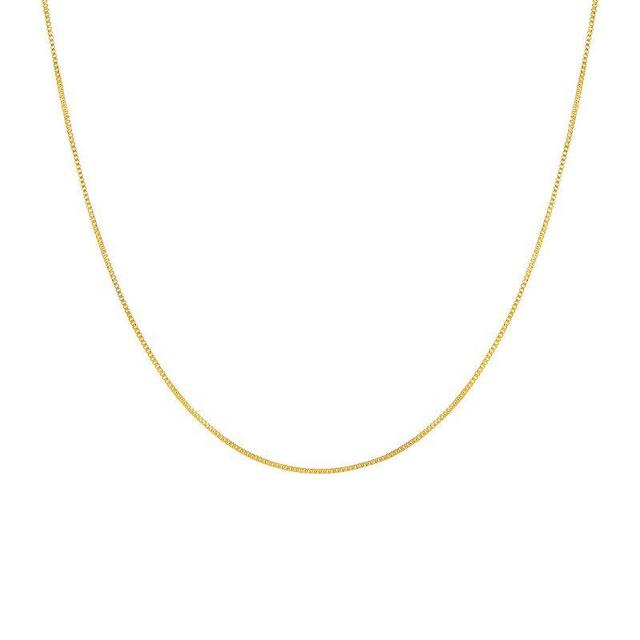 PRIMROSE 14k Gold Box Chain Necklace, Womens Yellow Product Image