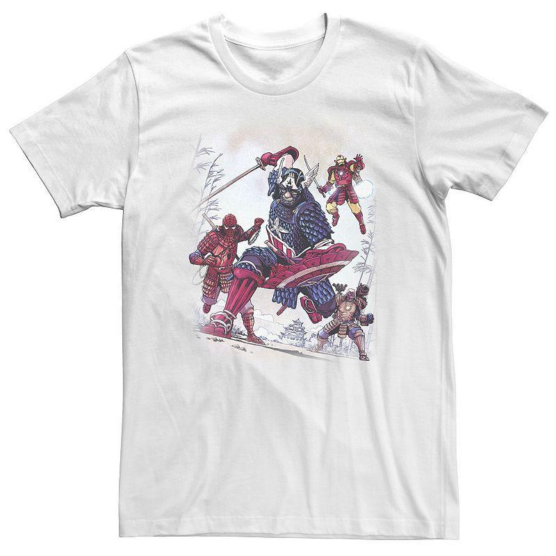 Big & Tall Marvel Avengers Assemble Samurai Warriors Tee, Mens Product Image