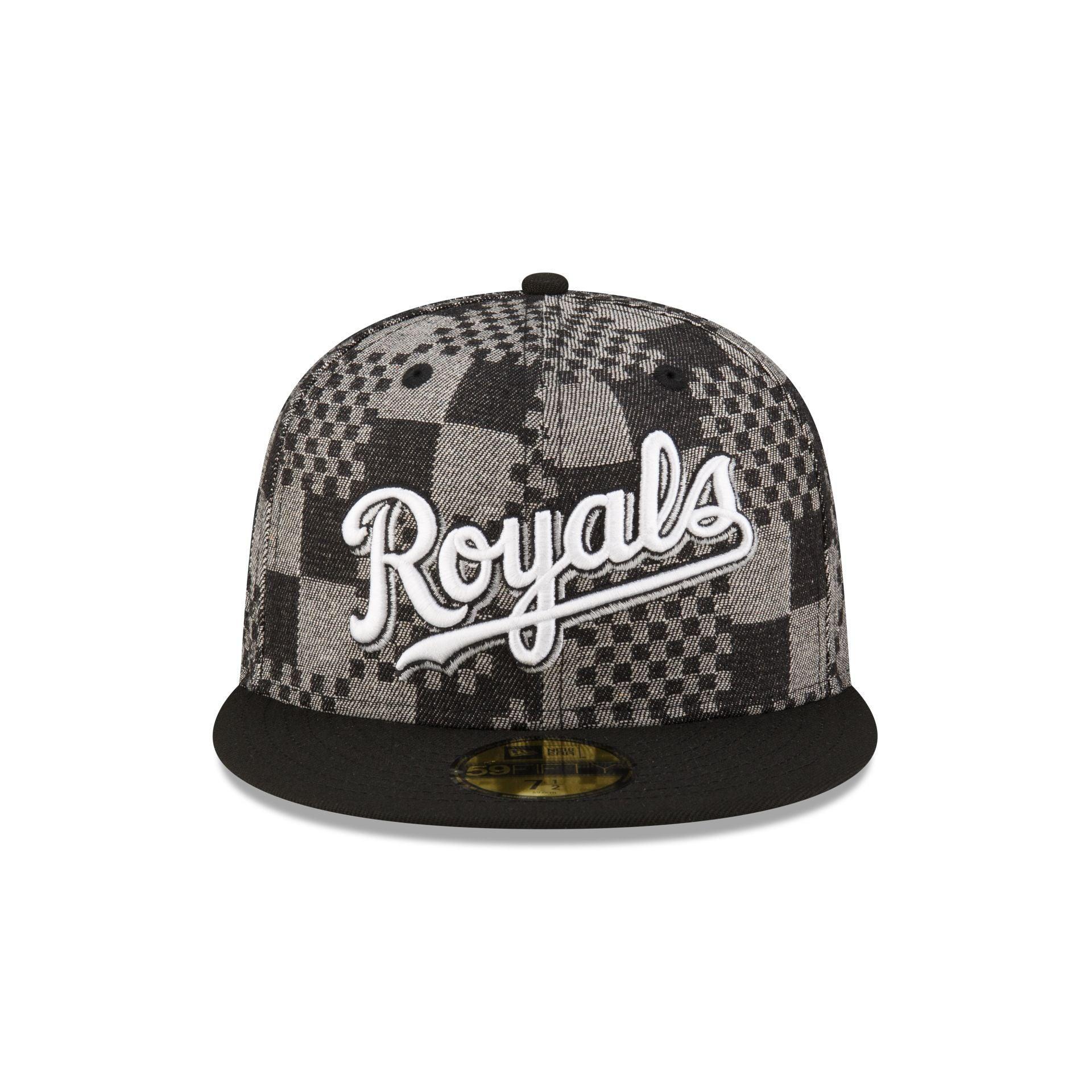 Kansas City Royals Pattern Denim 59FIFTY Fitted Hat Male Product Image