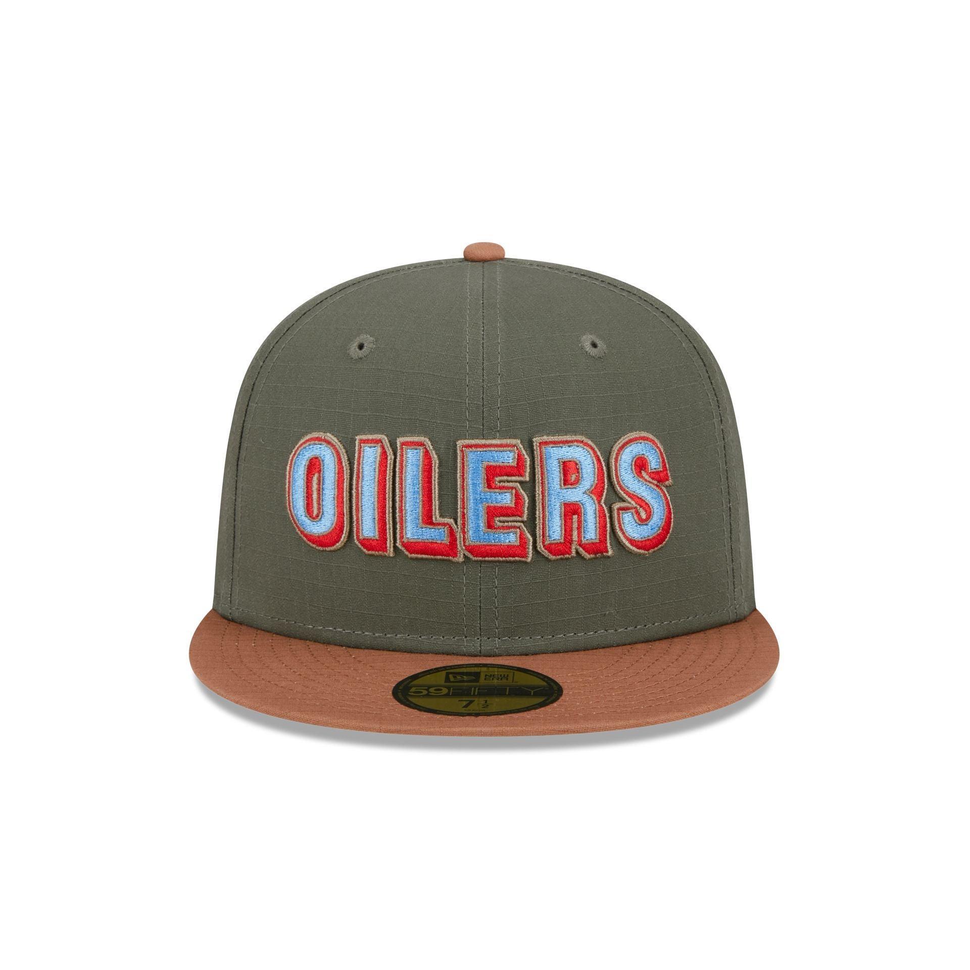 Oilers Ripstop 59FIFTY Fitted Hat Male Product Image