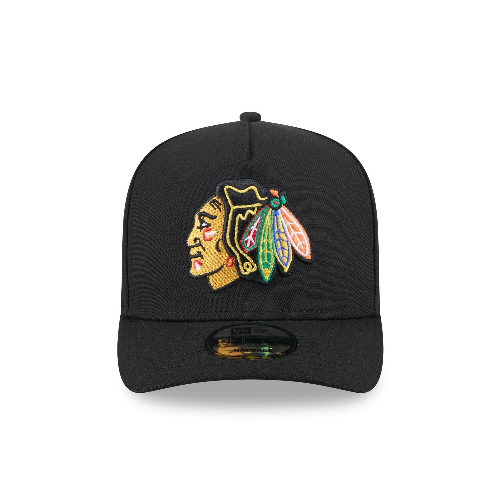 Chicago Blackhawks Team 9FIFTY A-Frame Snapback Hat Male Product Image