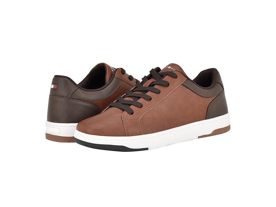 Tommy Hilfiger Mens Tone On Tone Sneakers - Brown Product Image